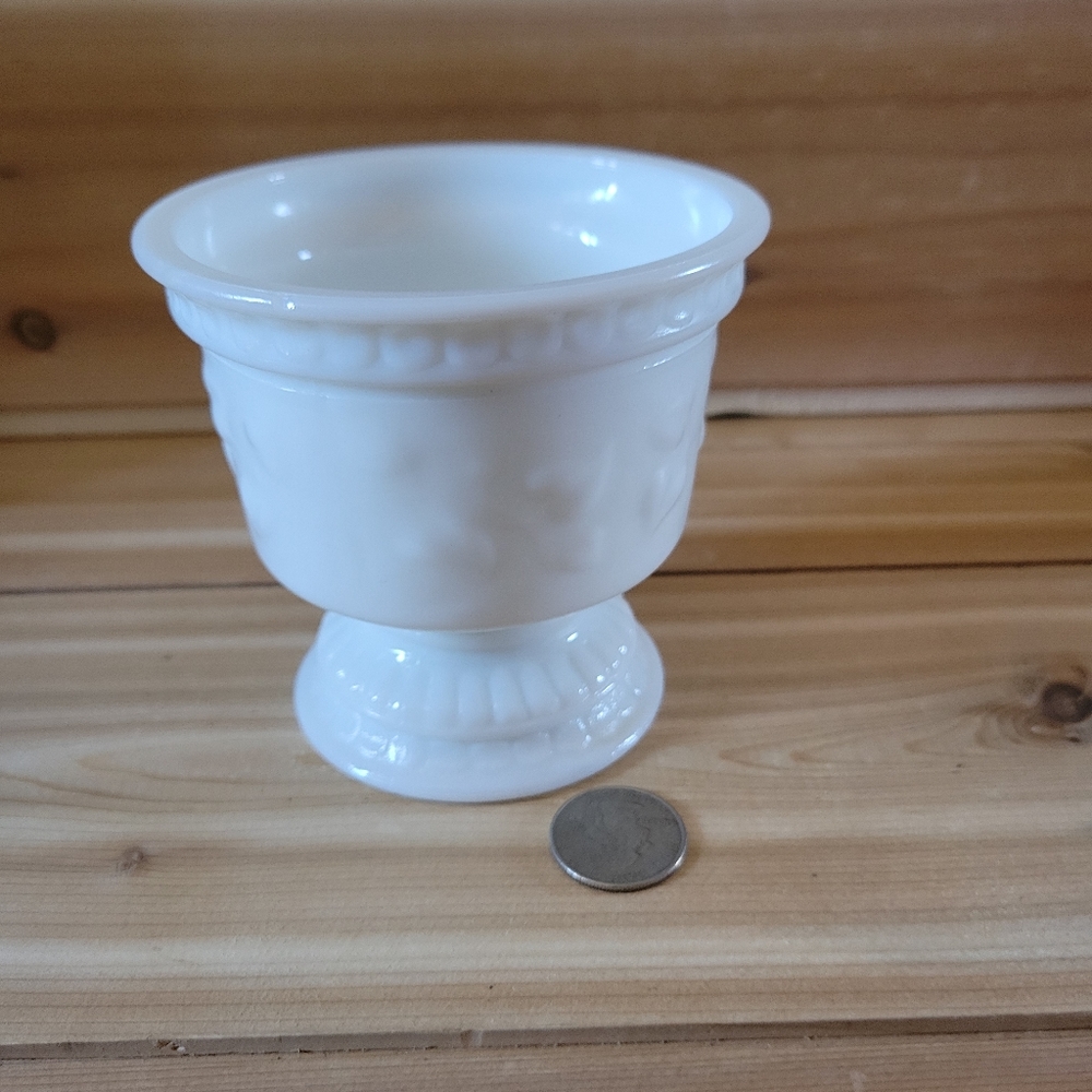 Milk glass.